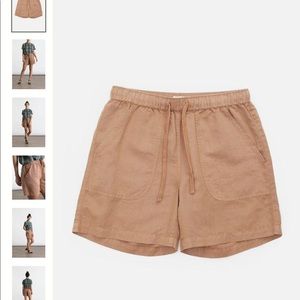 BRAND NEW Bridge & Burn Linen Shorts - Bronze